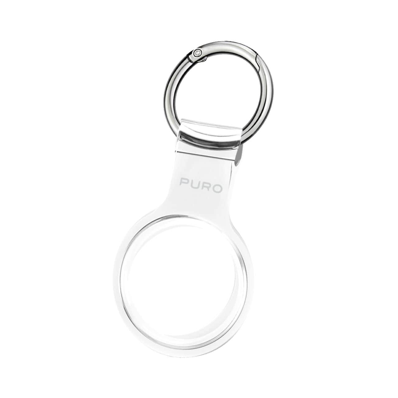 Puro Portachiavi in TPU Nude con gancio per Airtag