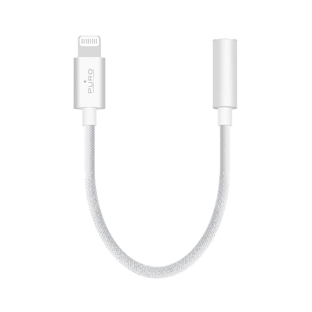 Puro Adattatore in tessuto da Jack 3,5 mm a Lightning Nuovo