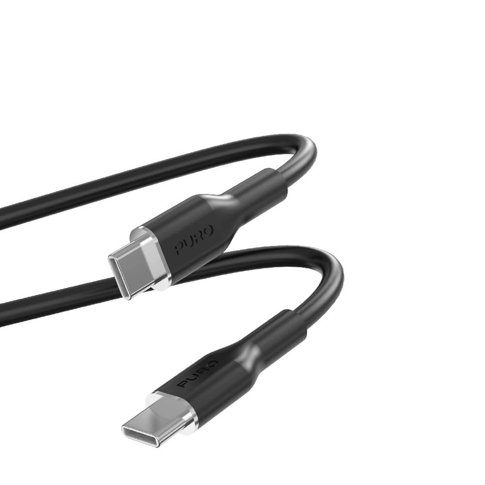 Puro Cavo di ricarica e sincronizzazione SOFT da USB-C a USB-C 1,5m Qualità Garantita
