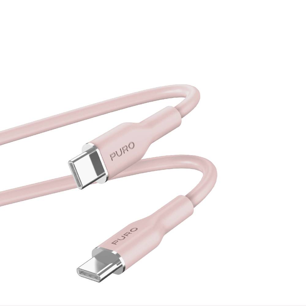 Puro Cavo di ricarica e sincronizzazione SOFT da USB-C a USB-C 1,5m Qualità Garantita