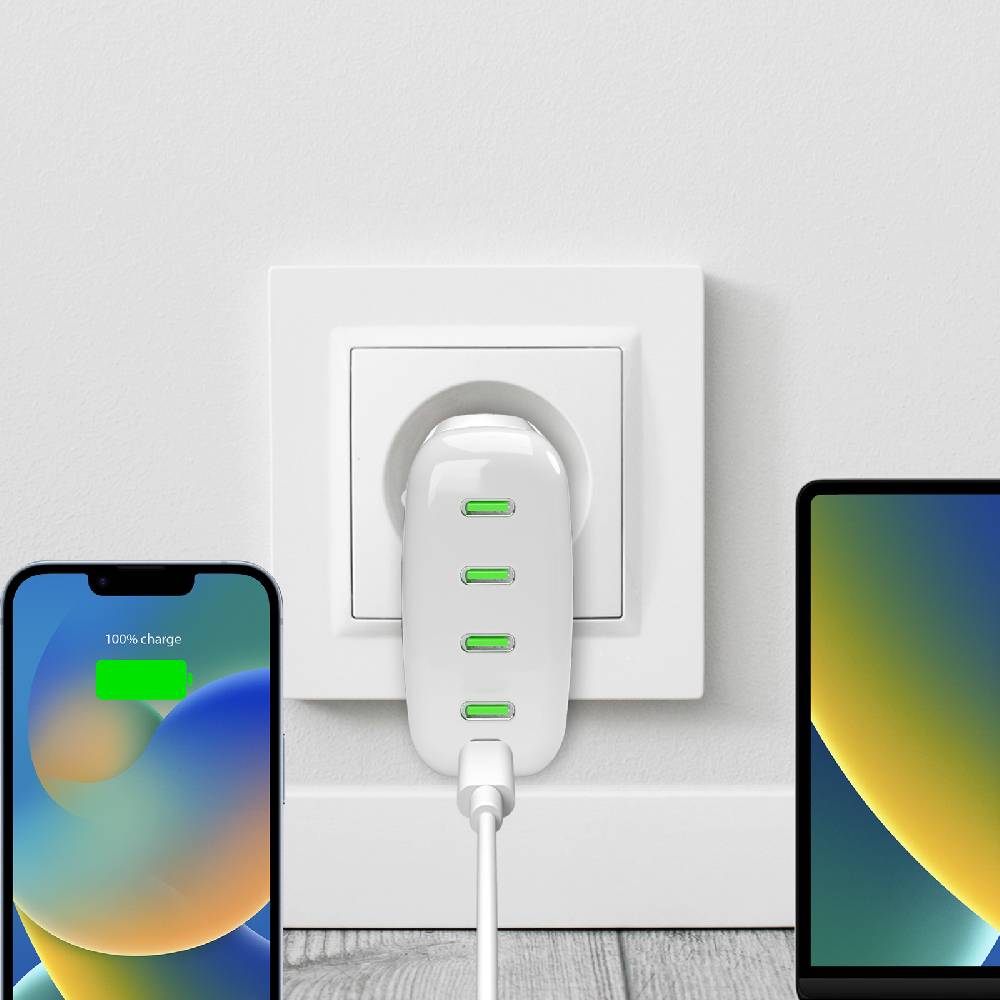 Puro Caricabatterie da parete MiniPro 140W tecnologia GAN: 4 porte USB-C Shopping Online