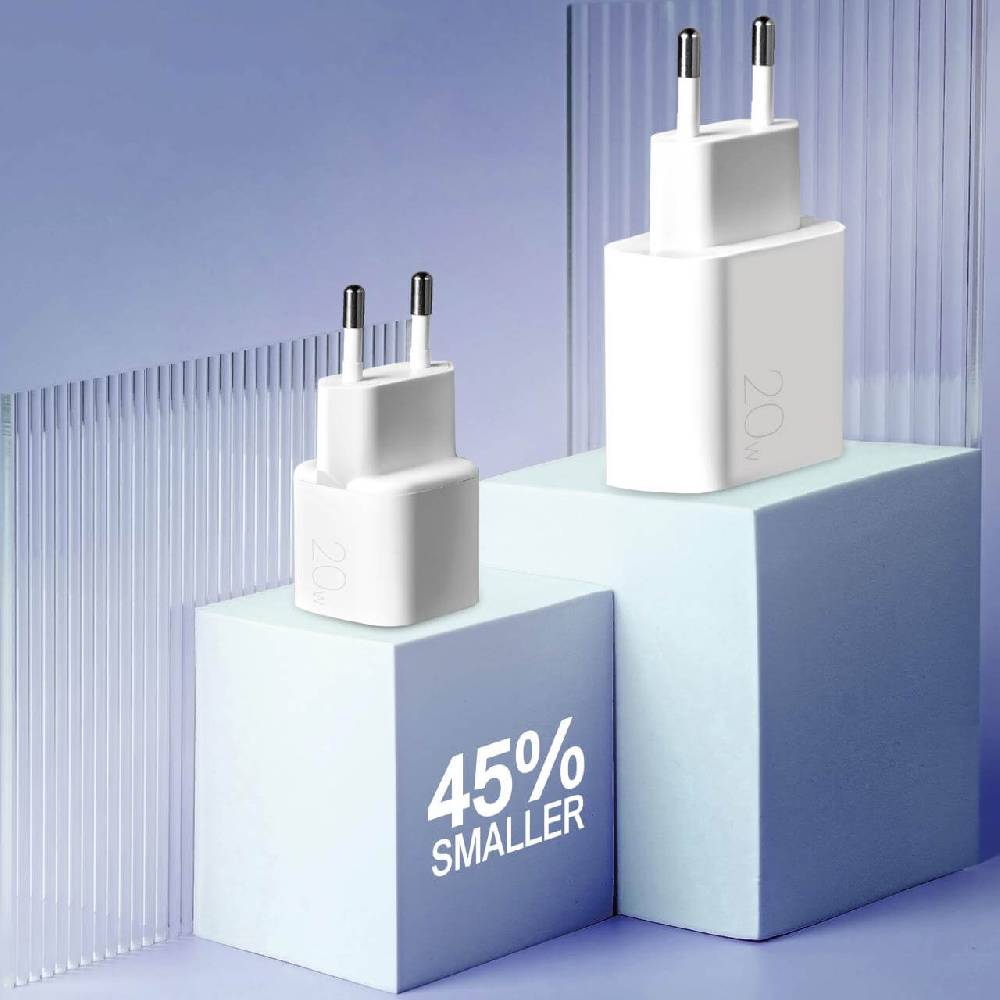 Puro Caricabatterie da parete Nano con porta USB-C 20W Presa
