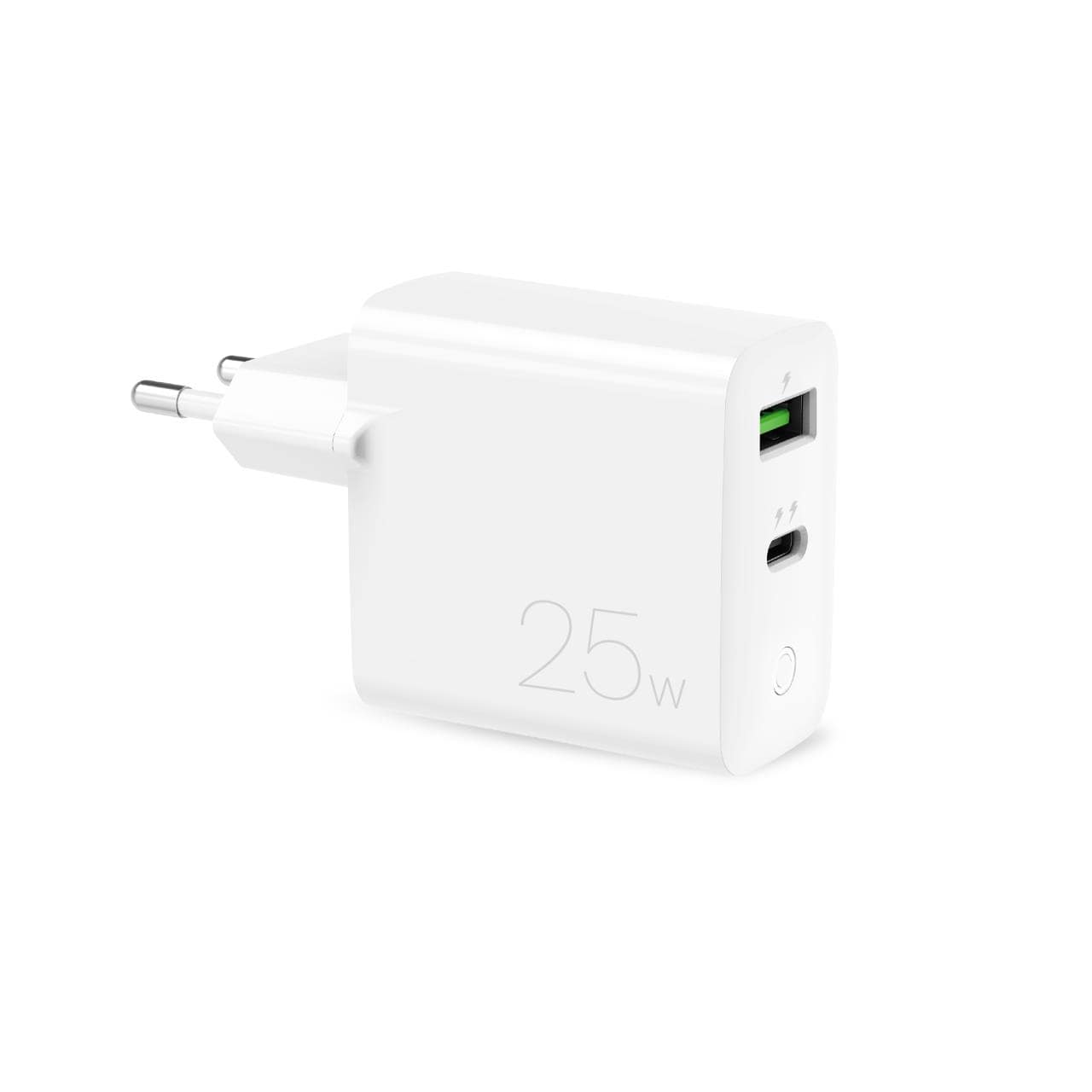 Puro Caricabatterie da parete con porta USB-A e USB-C 25W