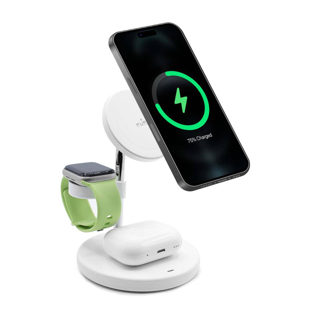 Puro Supporto da scrivania Mag Station 3 in 1 Vendite Flash