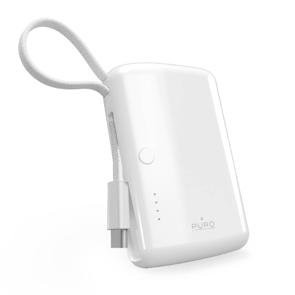 Puro Power Bank “Power Link 10” 10000mAh Con Cavo USB-C Integrato