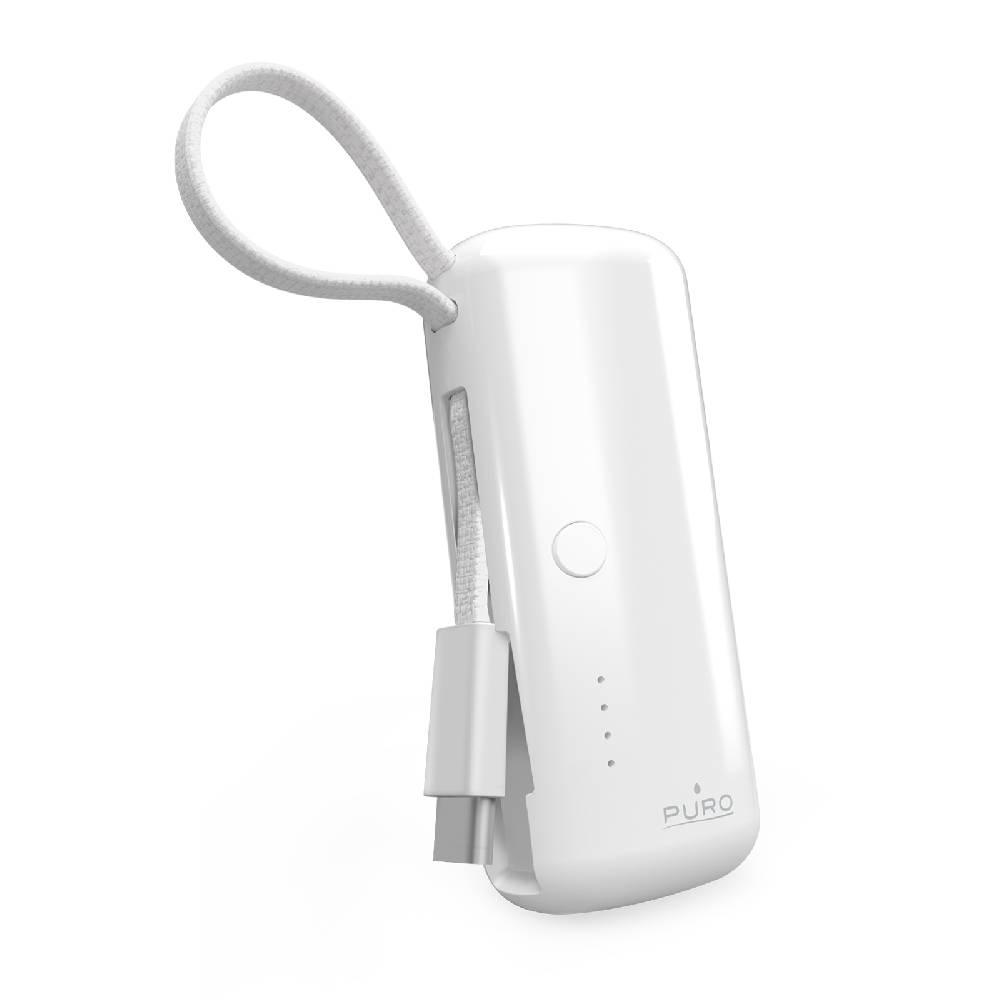 Puro Power Bank 5000mAh “Power Link 5” con cavo USB-C integrato Moda