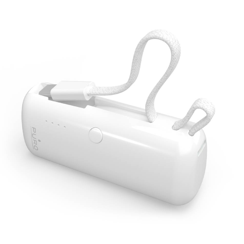 Puro Power Bank 5000mAh “Power Link 5” con cavo USB-C integrato Moda