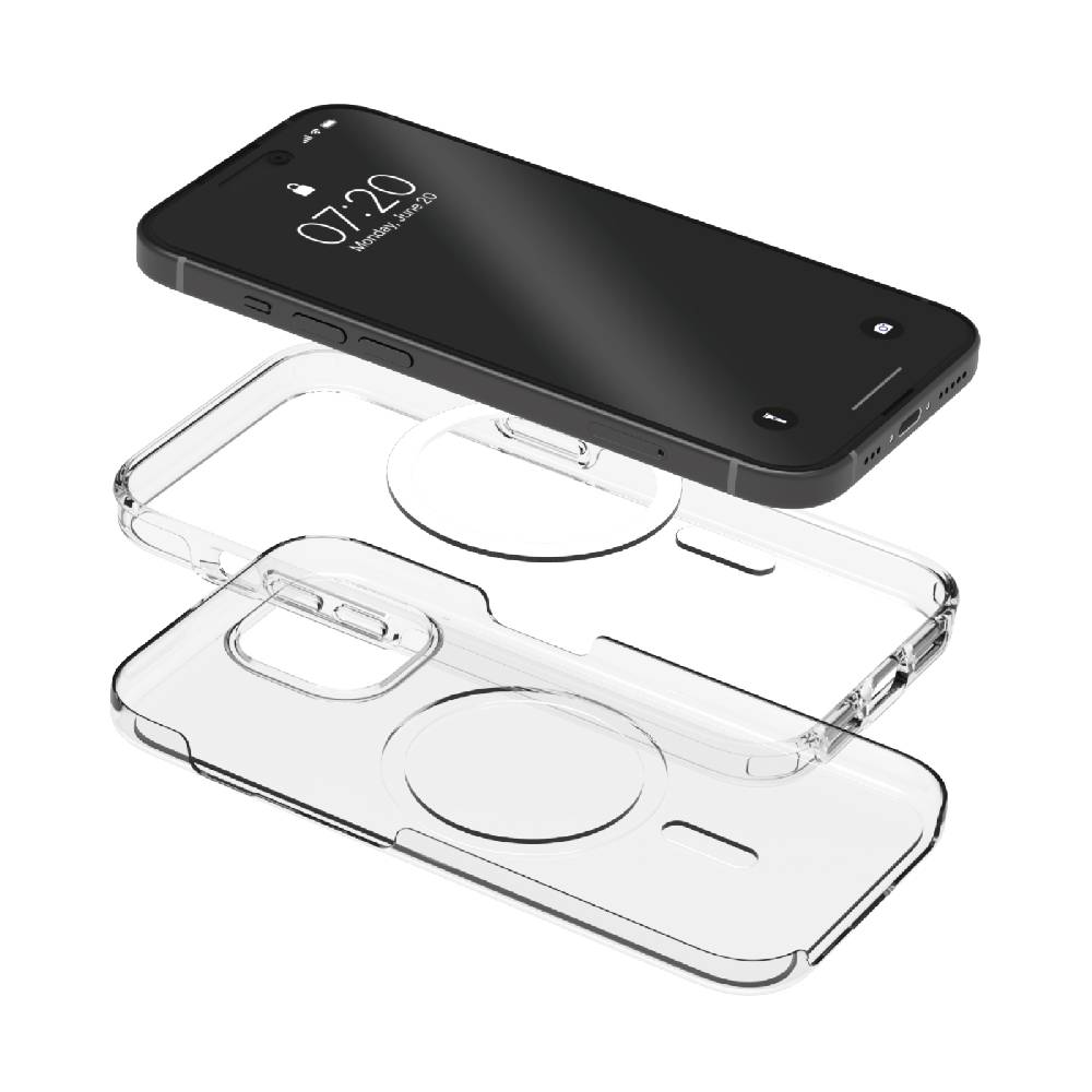 Puro Cover Impact Clear D3O® Bio per iPhone 15 Pro Soddisfazione Garantita