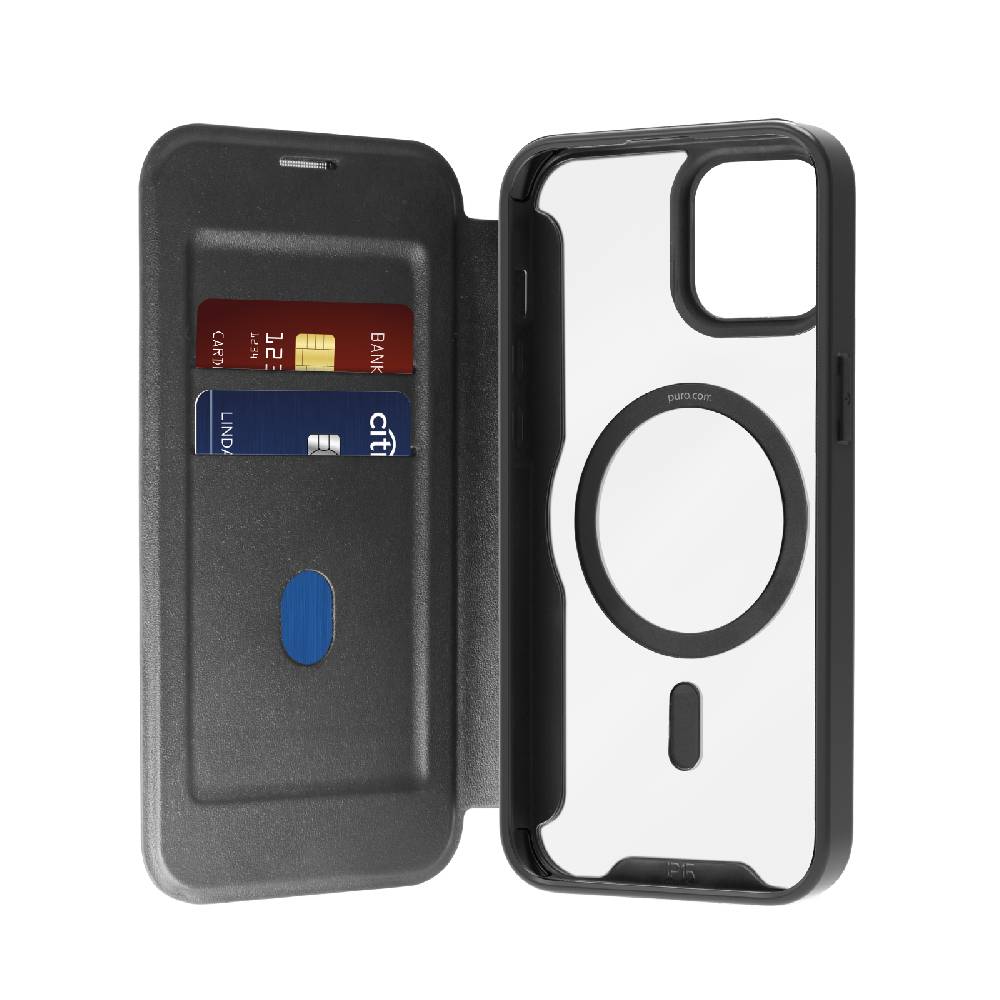 Puro Custodia Book Mag per iPhone 15 Plus Sconto