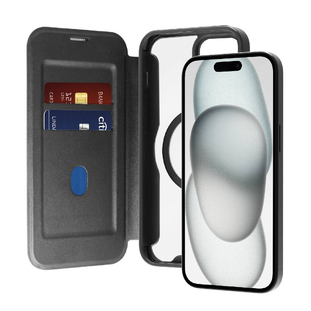 Puro Custodia Book Mag per iPhone 15 Plus Sconto