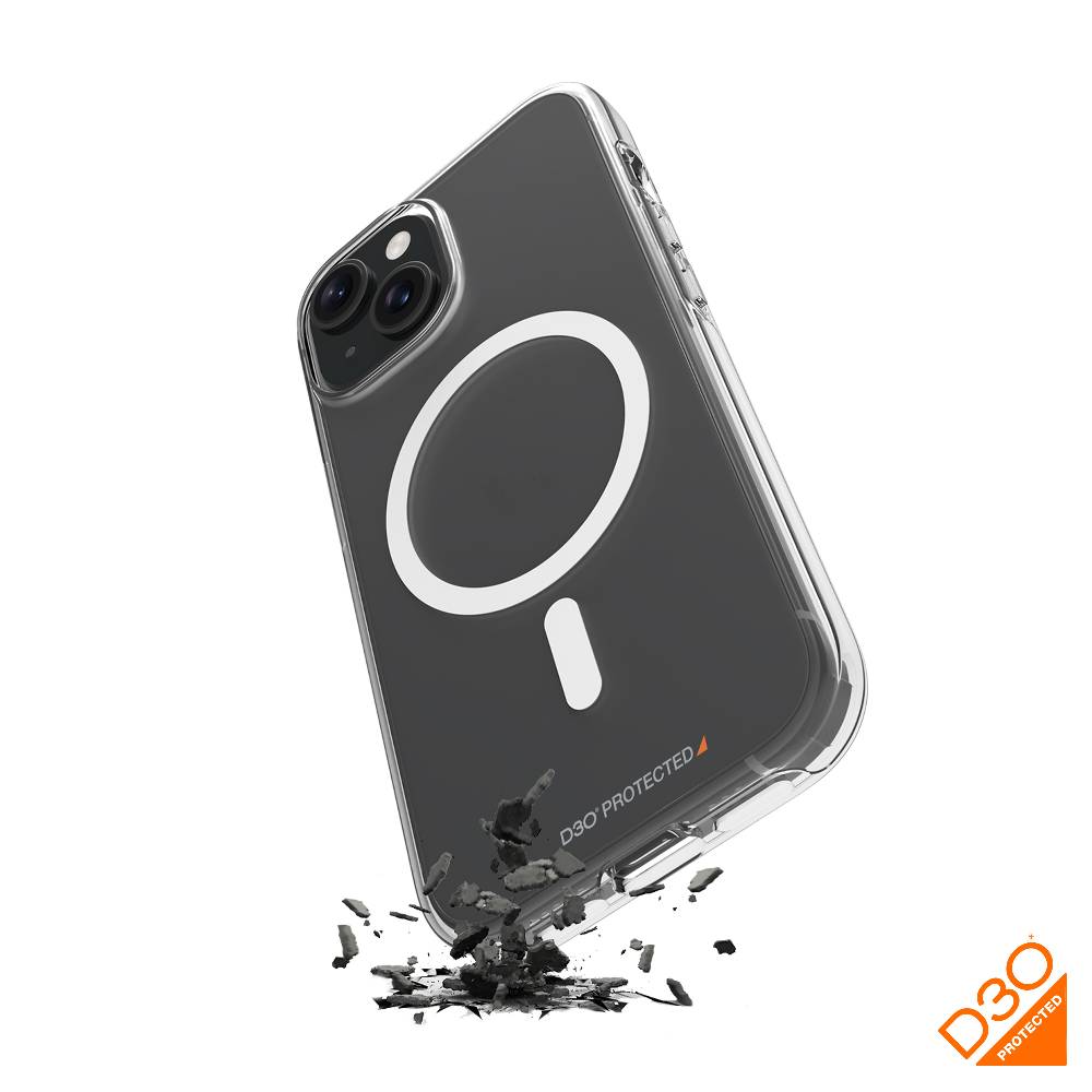 Puro Cover Impact Clear D3O® Bio per iPhone 15 Plus Economico
