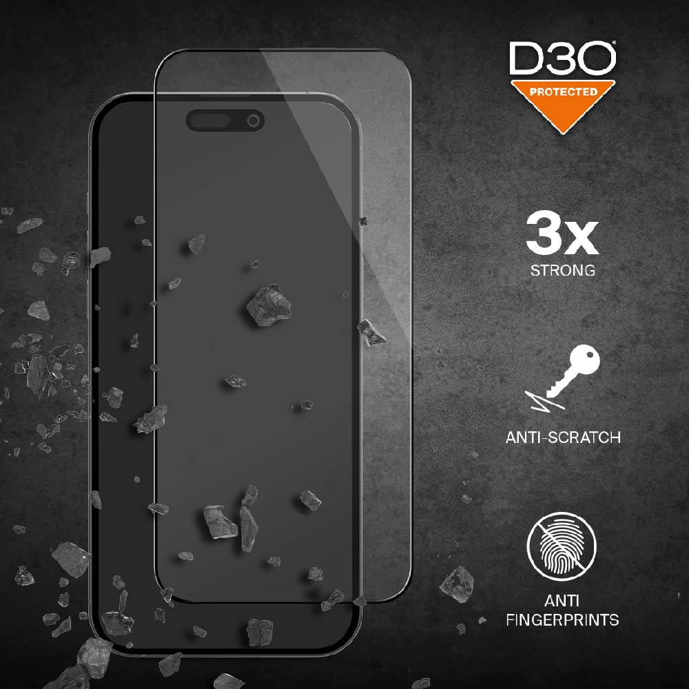 Puro Vetro temperato flessibile D3O per iPhone 15 Pro Max Vendita Calda