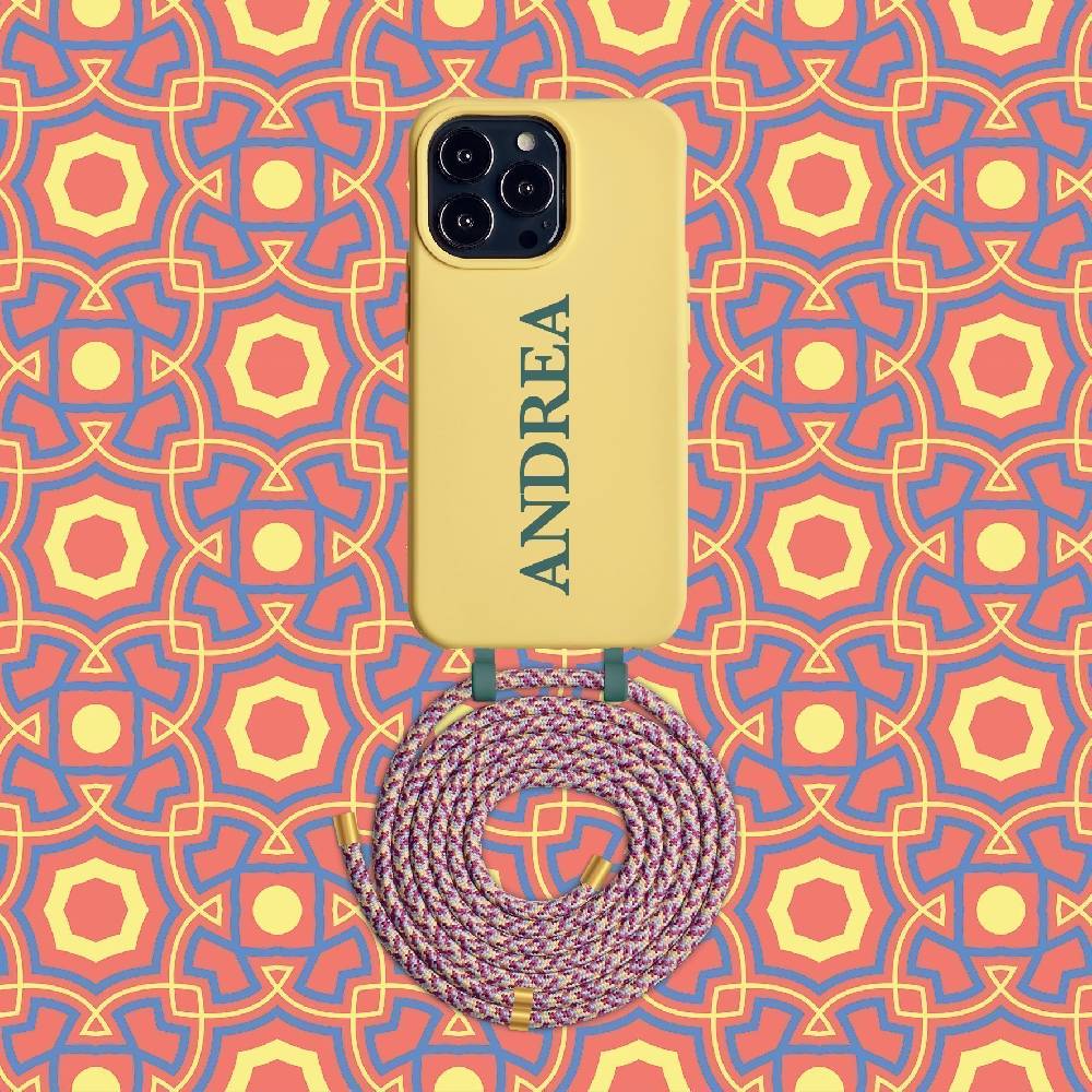 Puro Cover crossbody HANDS UP Appletini per iPhone Economico