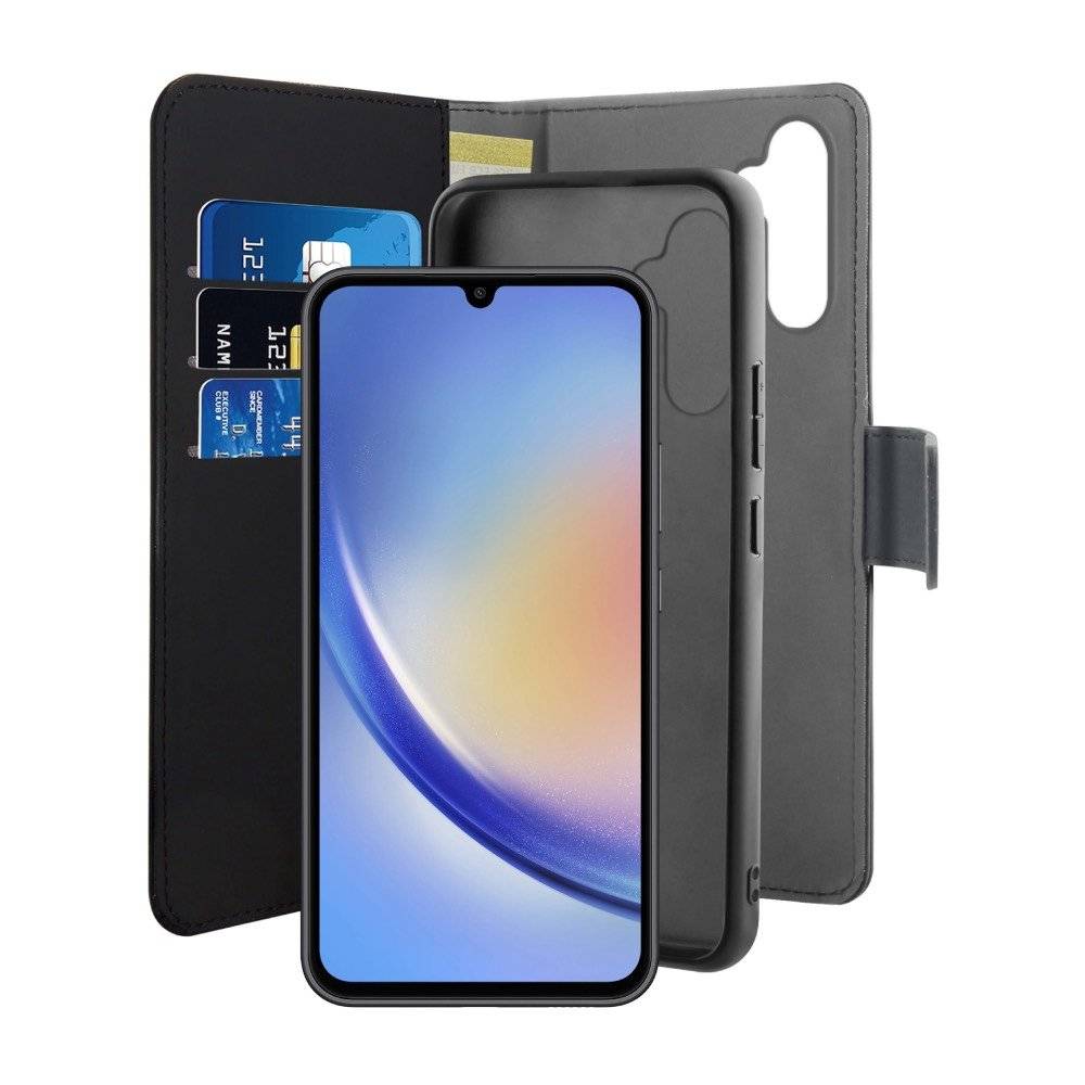 Puro Custodia Wallet Detachable 2 in 1 per Samsung Galaxy A34 Pezzi Unici