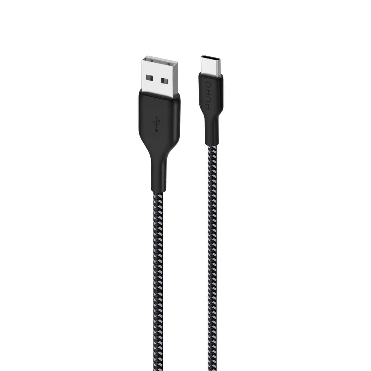 Puro Cavo di ricarica e sincronizzazione Fabric Ultra-Strong 30W da USB-A a USB-C 2 M Convenienza