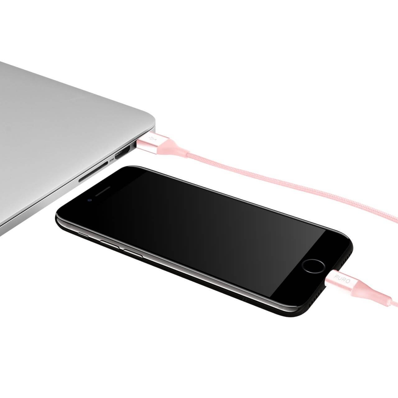 Puro Cavi di ricarica e sincronizzazione Fabric K2 Kevlar da USB-A a Lightning Italy