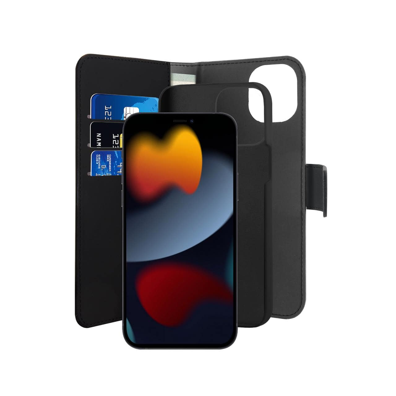 Puro Custodia Wallet Detachable 2 in 1 per iPhone 13 Mini In vendita