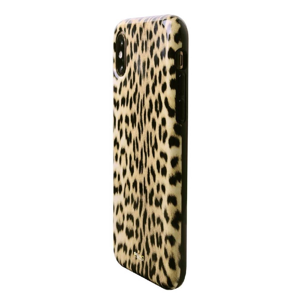 Puro Cover Leopard per iPhone X/Xs Saldi Di Fabbrica