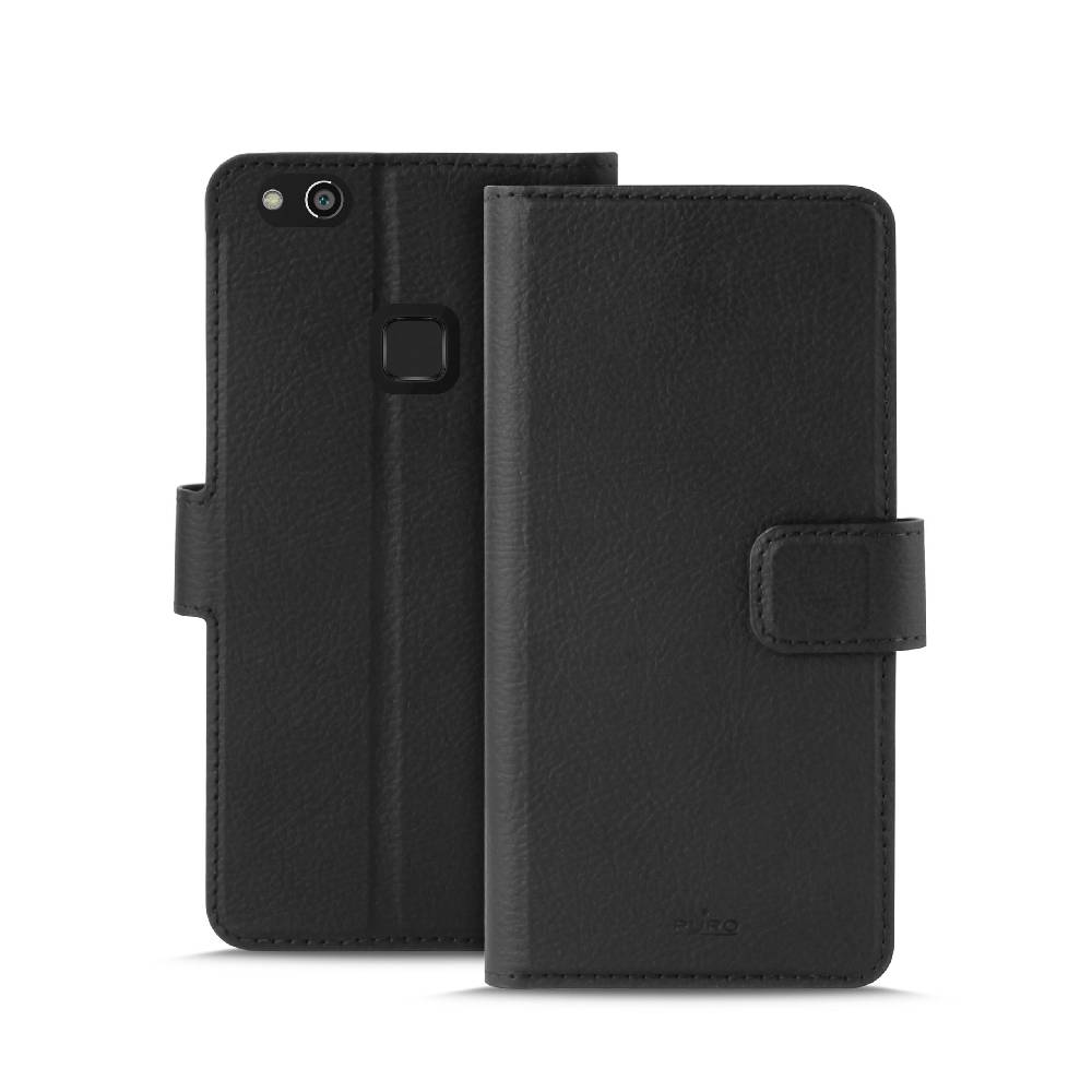 Puro Custodia Wallet in Eco-Pelle per Huawei P10 Lite Duty-free