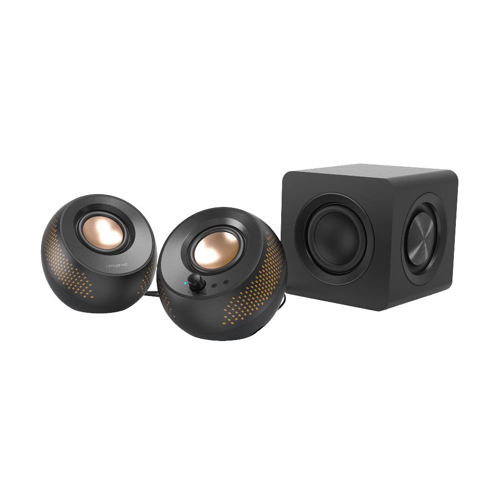 ﻿Creative Pebble X Plus Altoparlanti con subwoofer 2.1 USB-C e illuminazione RGB personalizzabile per computer Online