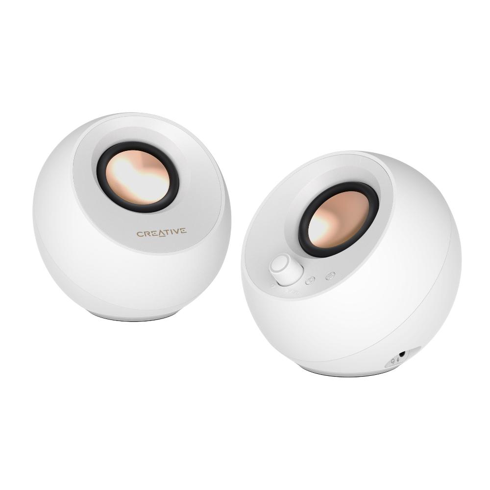 Creative Pebble Pro Altoparlanti minimalisti USB-C 2.0 per computer con Bluetooth® 5.3 e illuminazione RGB personalizzabile Outlet