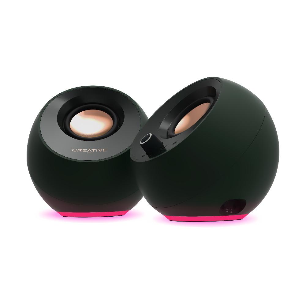 Creative Pebble Pro Altoparlanti minimalisti USB-C 2.0 per computer con Bluetooth® 5.3 e illuminazione RGB personalizzabile Outlet