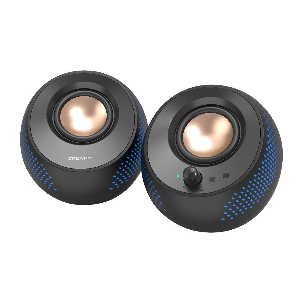 Creative Pebble X Altoparlanti 2.0 USB-C per computer con illuminazione RGB personalizzabile In Vendita