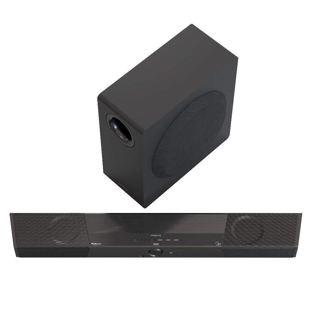 Creative SXFI CARRIER Soundbar con sistema di altoparlanti Dolby Atmos® subwoofer wireless e Super X-Fi® Headphone Holography Offerte