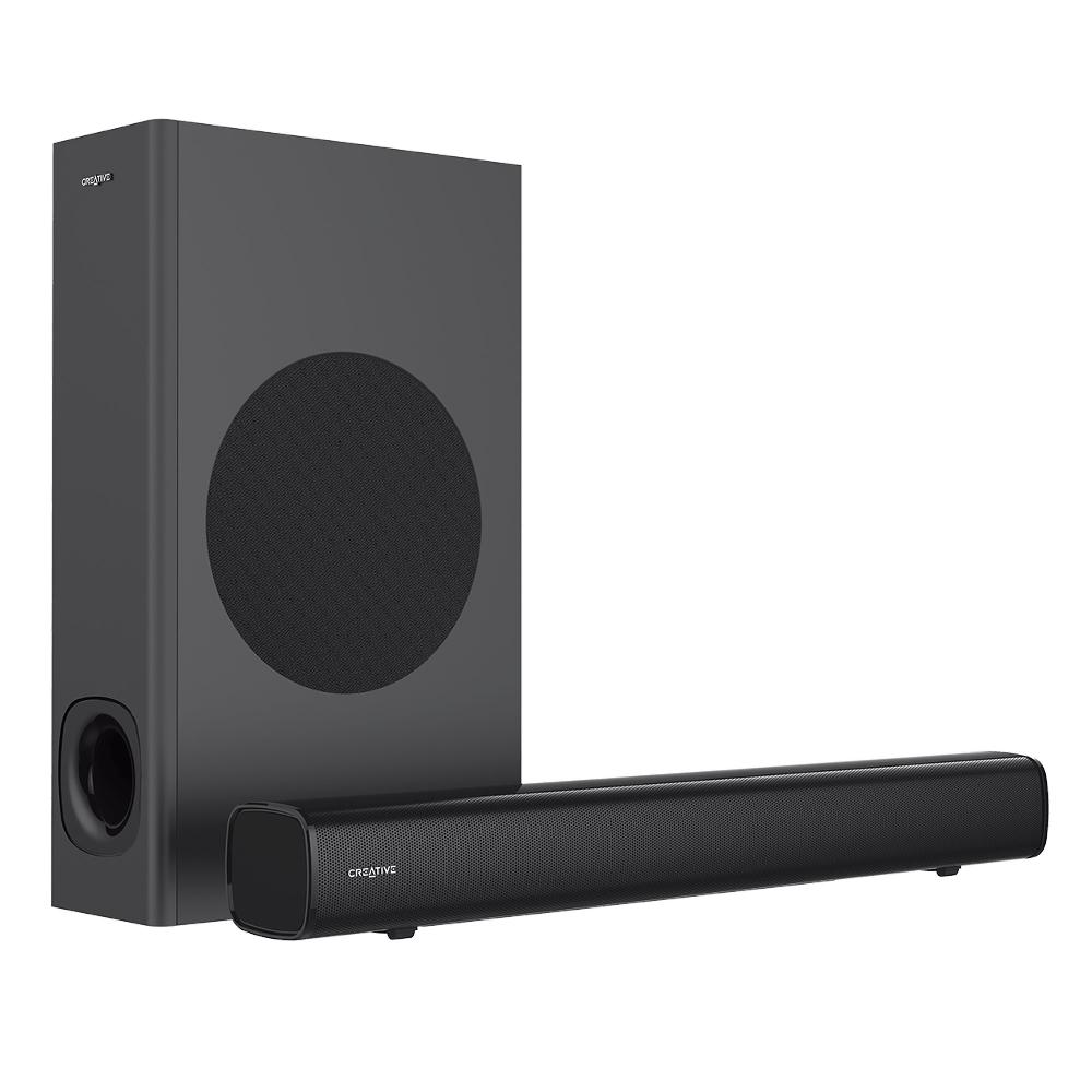 Creative Stage Soundbar Creative Stage under-monitor a 2.1 canali ad alte prestazioni con subwoofer per TV computer e schermi ultrawide Italia