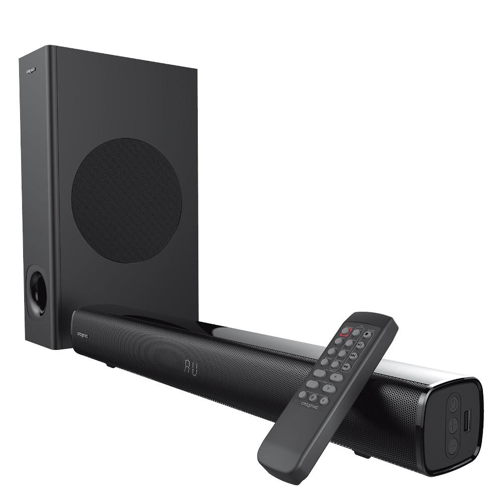 Creative Stage Soundbar Creative Stage under-monitor a 2.1 canali ad alte prestazioni con subwoofer per TV computer e schermi ultrawide Italia