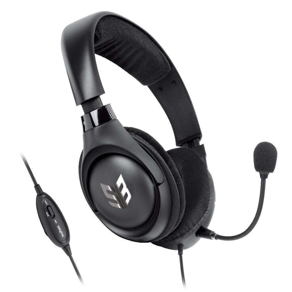 Creative Sound Blaster Blaze V2 Cuffie da gaming over-ear con microfono staccabile e cancellazione del rumore 2025