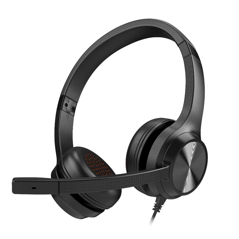 Creative Chat USB Cuffie on-ear con microfono a cancellazione del rumore swivel-to-mute e SmartComms Kit Qualità