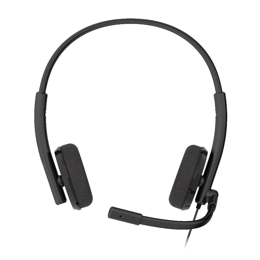 Creative HS-220 Cuffie USB con microfono a condensatore con cancellazione del rumore e telecomando a cavo Spedizione Gratuita