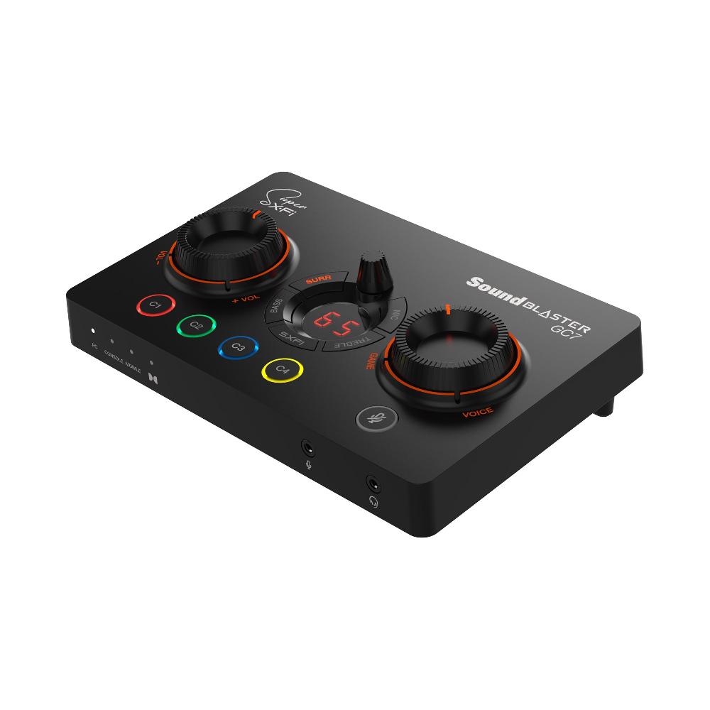 Creative Sound Blaster GC7 DAC e amplificatore USB per streaming di gioco con pulsanti programmabili e Super X-Fi Affare Del Giorno