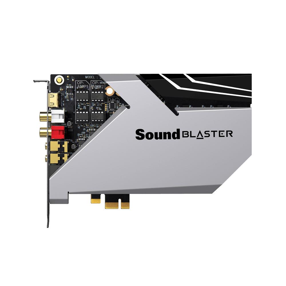 Creative Sound Blaster AE-9 Scheda audio PCI-E di qualità superiore da 32 bit/384 kHz e DAC con doppio amplificatore discreto per cuffie Xamp e Audio Control Module Outlet