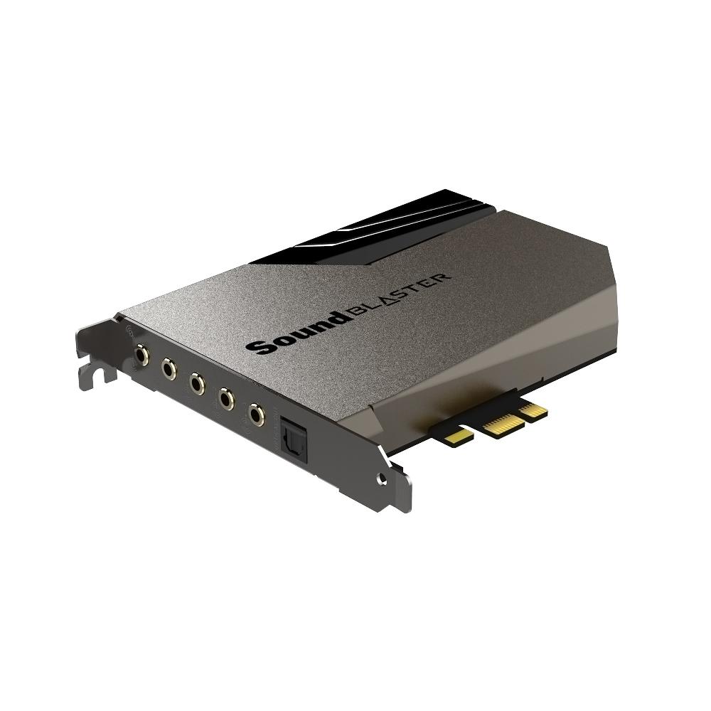 Creative Sound Blaster AE-7 DAC PCI-e ed amp ad alta risoluzione e scheda audio con biamplificatore Xamp discreto per cuffie e Audio Control Module In Vendita