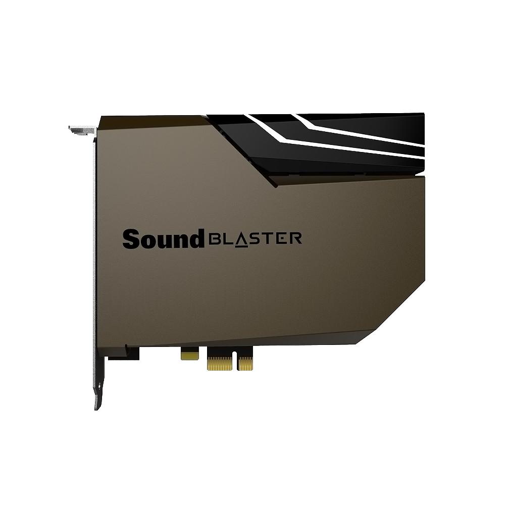 Creative Sound Blaster AE-7 DAC PCI-e ed amp ad alta risoluzione e scheda audio con biamplificatore Xamp discreto per cuffie e Audio Control Module In Vendita