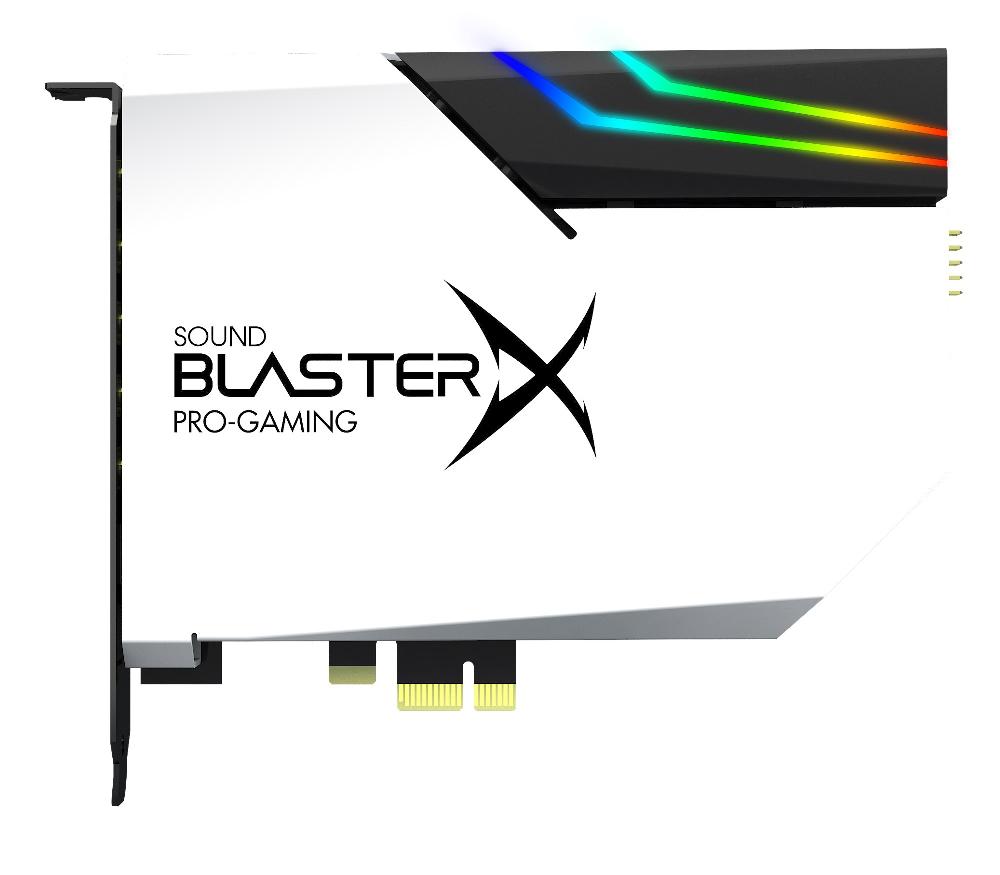 Creative Sound BlasterX AE-5 Plus Pure Edition Scheda audio e DAC da gaming PCI-e ad alta risoluzione con illuminazione RGB codifiche Dolby Digital Live e DTS Saldi