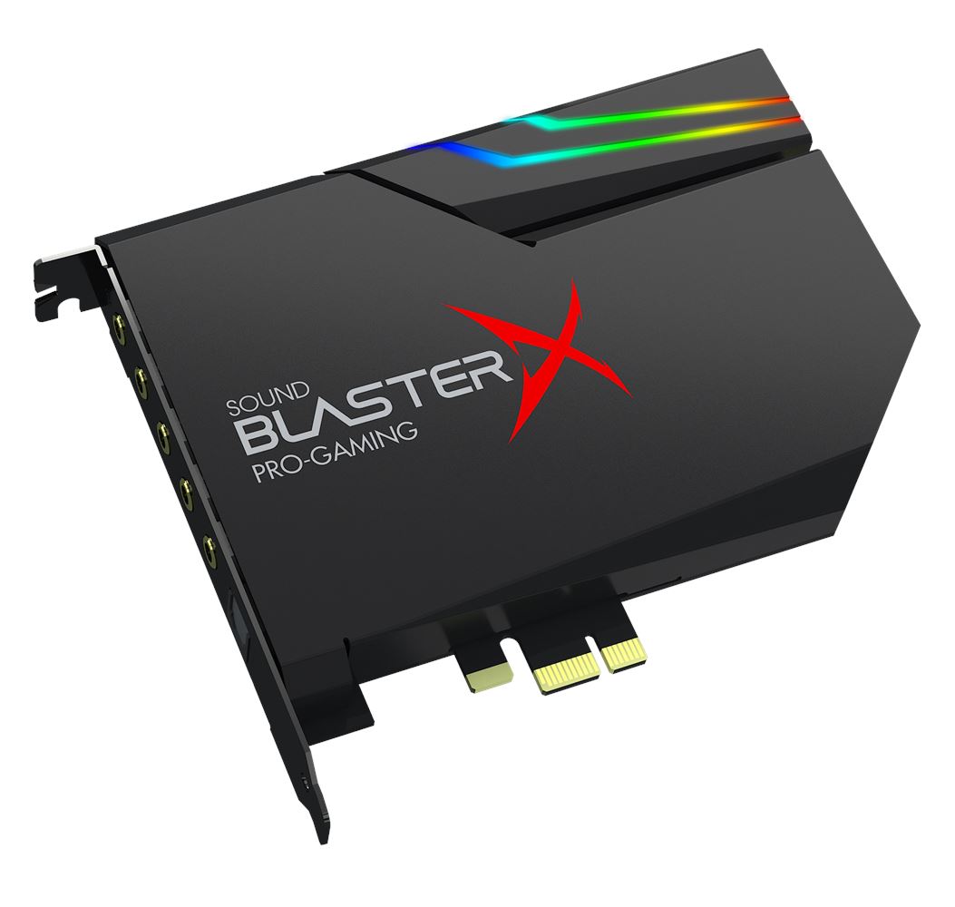 Creative Sound BlasterX AE-5 Plus Scheda audio e DAC da gaming PCI-e ad alta risoluzione con illuminazione RGB codifiche Dolby Digital Live e DTS Offerte