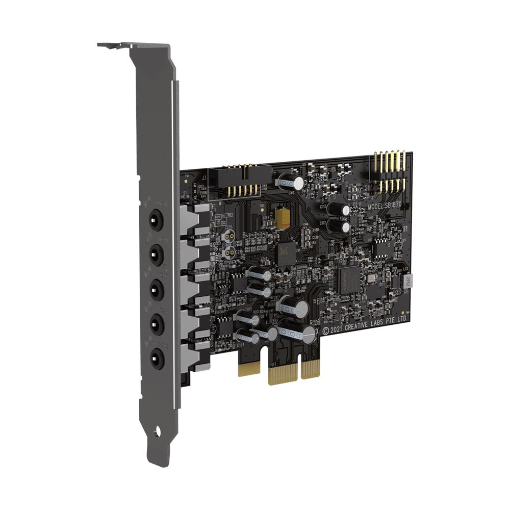 Creative Sound Blaster Audigy Fx V2 Scheda audio Hi-res 5.1 PCI-e aggiornabile con SmartComms Kit Vendita Economica