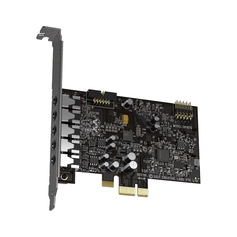 Creative Sound Blaster Audigy Fx V2 Scheda audio Hi-res 5.1 PCI-e aggiornabile con SmartComms Kit Vendita Economica