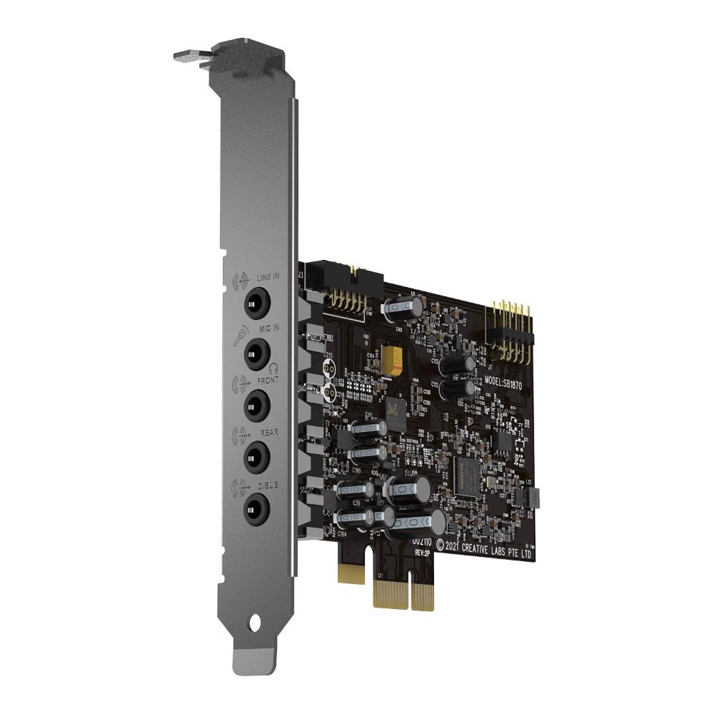 Creative Sound Blaster Audigy Fx V2 Scheda audio Hi-res 5.1 PCI-e aggiornabile con SmartComms Kit Vendita Economica