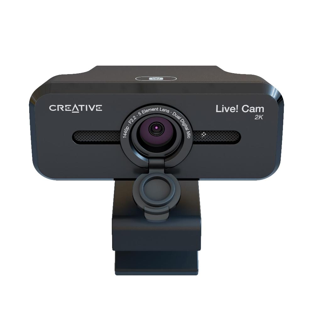 Creative Live Cam Sync V3 Webcam 2K QHD con zoom digitale 4X e microfoni integrati Nuova