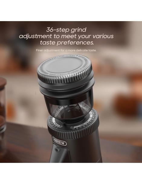 HiBREW G5 Macinacaffè elettrico macinatura a 36 ingranaggi regolabile per Espresso/Turco/Pour Over/Mocca/Drip C Outlet