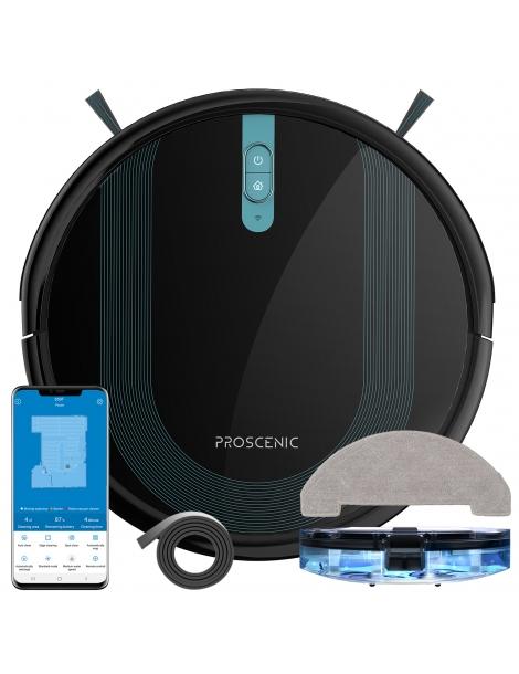Proscenic 850T Robot Aspirapolvere e Lavapavimenti aspirazione 3000Pa - Nero Saldi