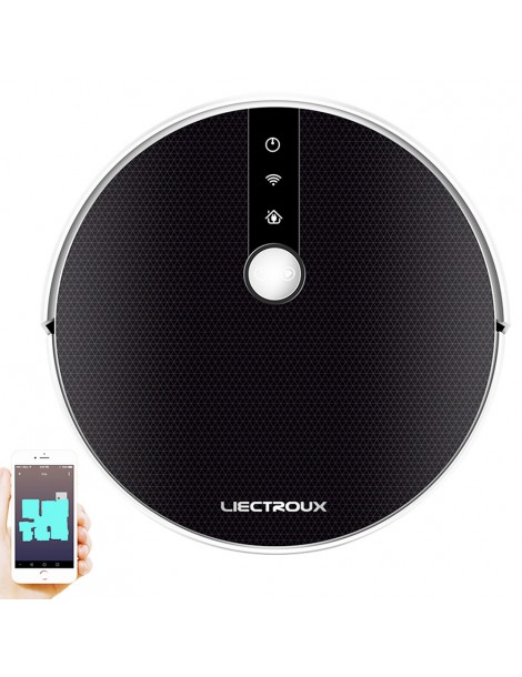 LIECTROUX C30B 6000Pa Aspirazione elettrica con serbatoio d'acqua e AI Map Navigation WiFi App Robot Aspirapolvere Versione UE Vendita Economica