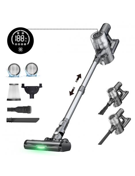 Proscenic P13 aspirapolvere senza Fili aspirazione 35Kpa aspirapolvere a bastone con luce verde display a LED Saldi Di Fabbrica