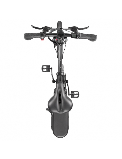 DYU A5 Pneumatico 14*1.95inch Bicicletta elettrica pieghevole Chilometraggio massimo 60KM Motore da 350W Batteria 7 5 Ah Consegna Veloce