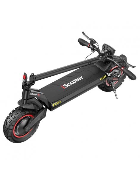 iScooter iX7 Pro Scooter elettrico pieghevole motore da 2*1000W batteria da 48V 17.5Ah pneumatici da 10" Fino Al -60%