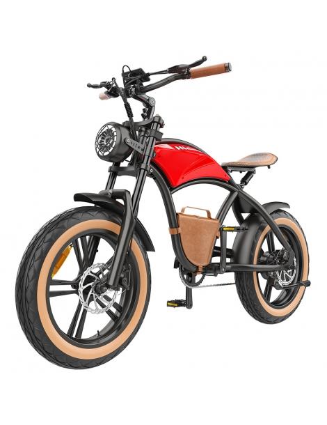 Hidoes B10 Bici elettrica motore da 1000W batteria da 48V 12 5Ah copertone da 20 x4' velocità massima 45km/h autonomia 60km Sottocosto